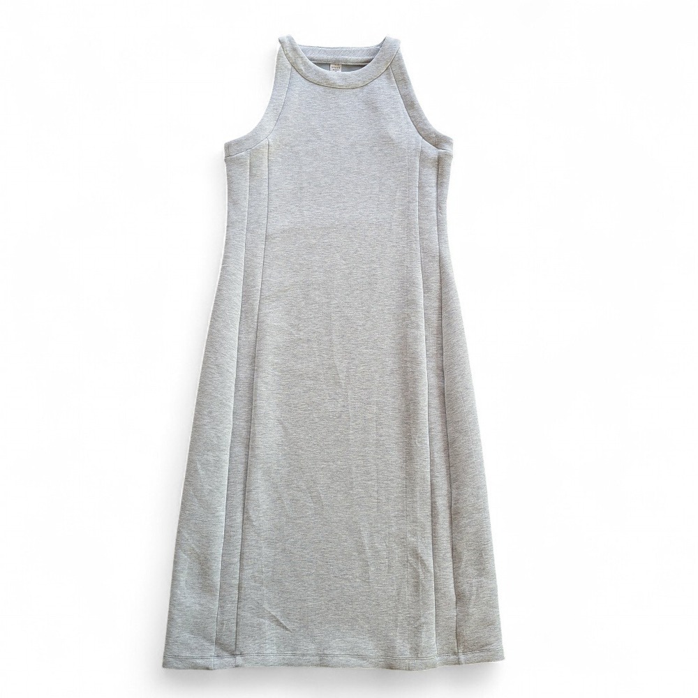 Spanx AirEssentials Soft Tank Dress Heather Gray Midi XS - Picture 3 of 11